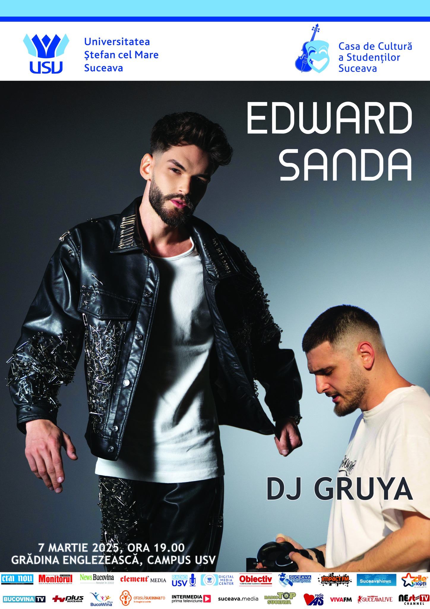 Concert Edward Sanda și DJ GRUYA - Radio USV